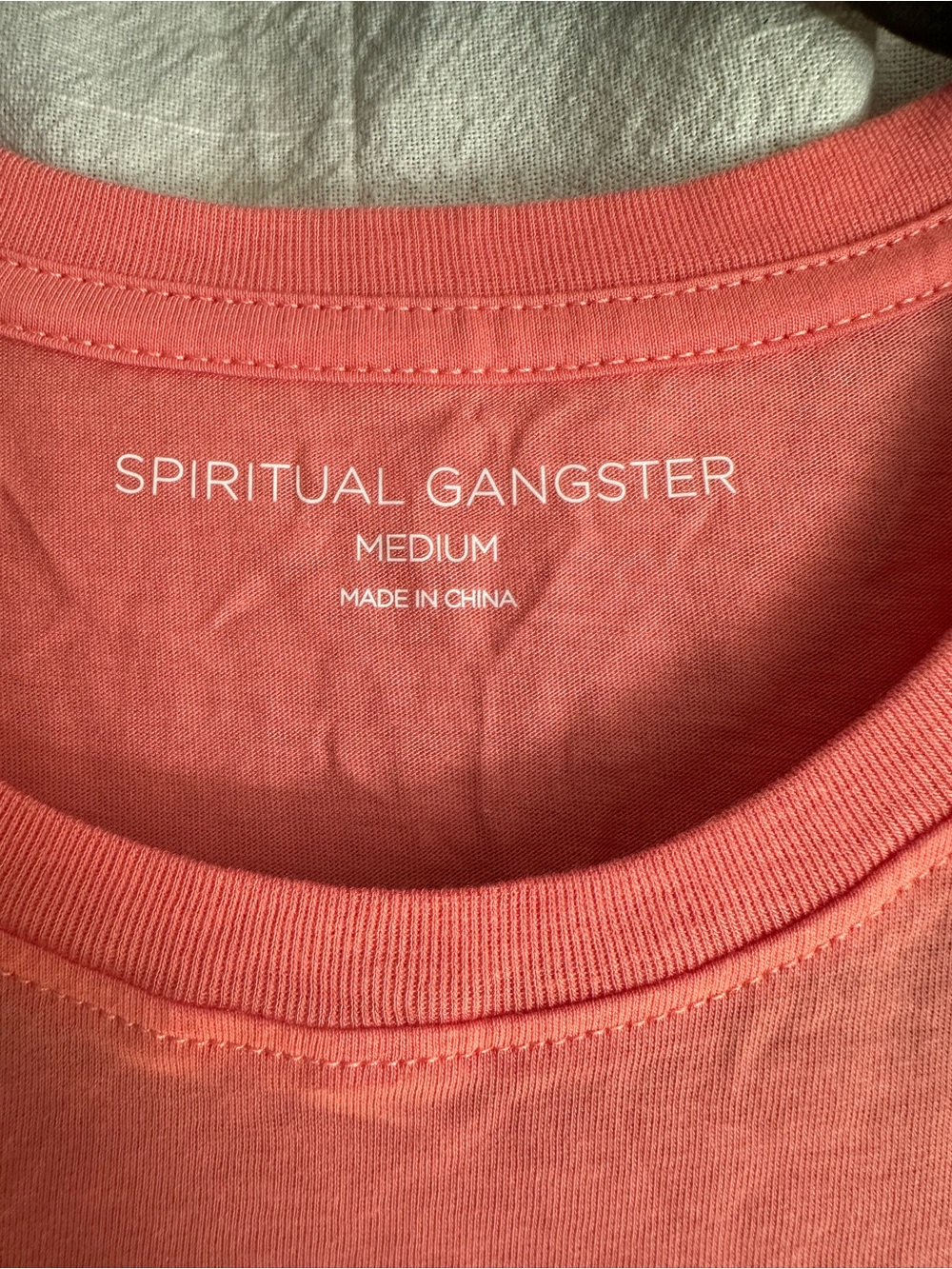 Spiritual Gangster NWT Coral Tank with Pink Graphic - Picture 4 of 4
